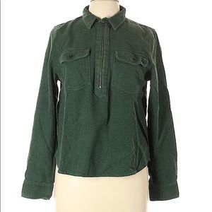 Madewell Cotton Half Zip Sweater